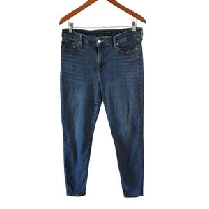 Lucky Brand Mid Rise AVA Skinny Jeans Women's Sz 14/32R Med Wash Ankle Casual